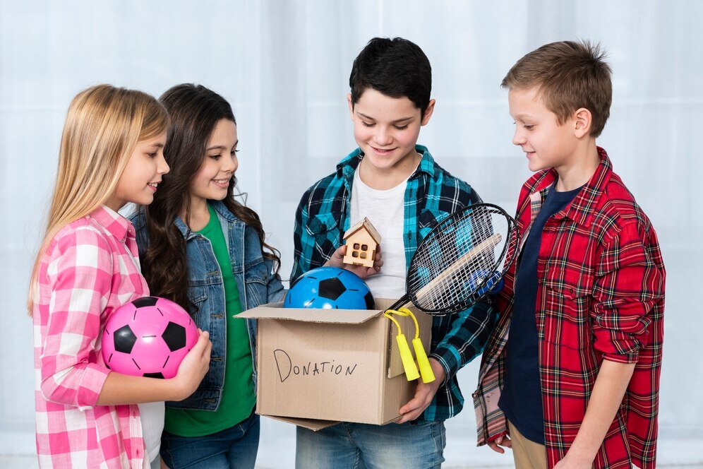 Donating Toys or Clothes: Involve your children in selecting gently used items to donate to local shelters or charities.