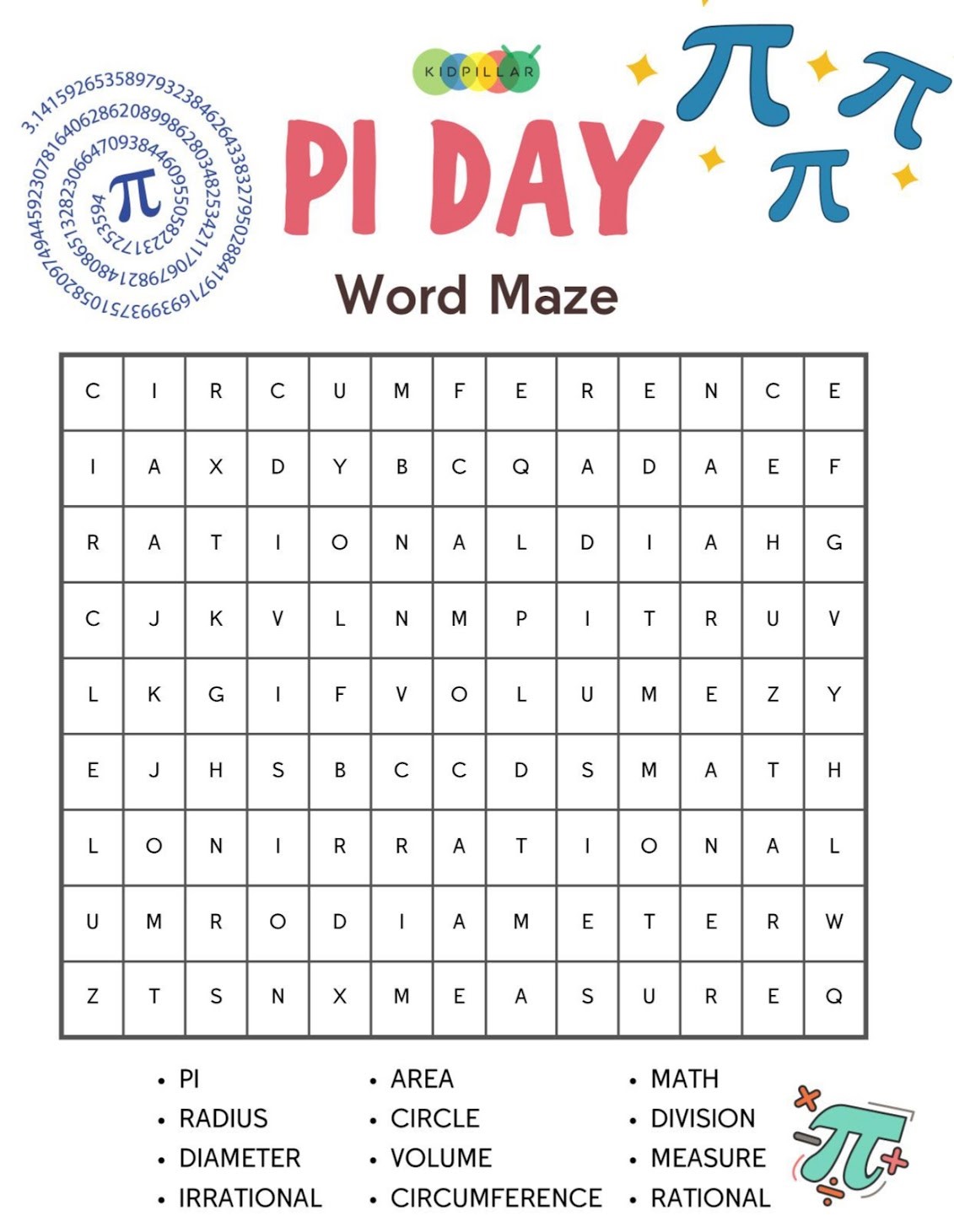 Pi Day Math Puzzles