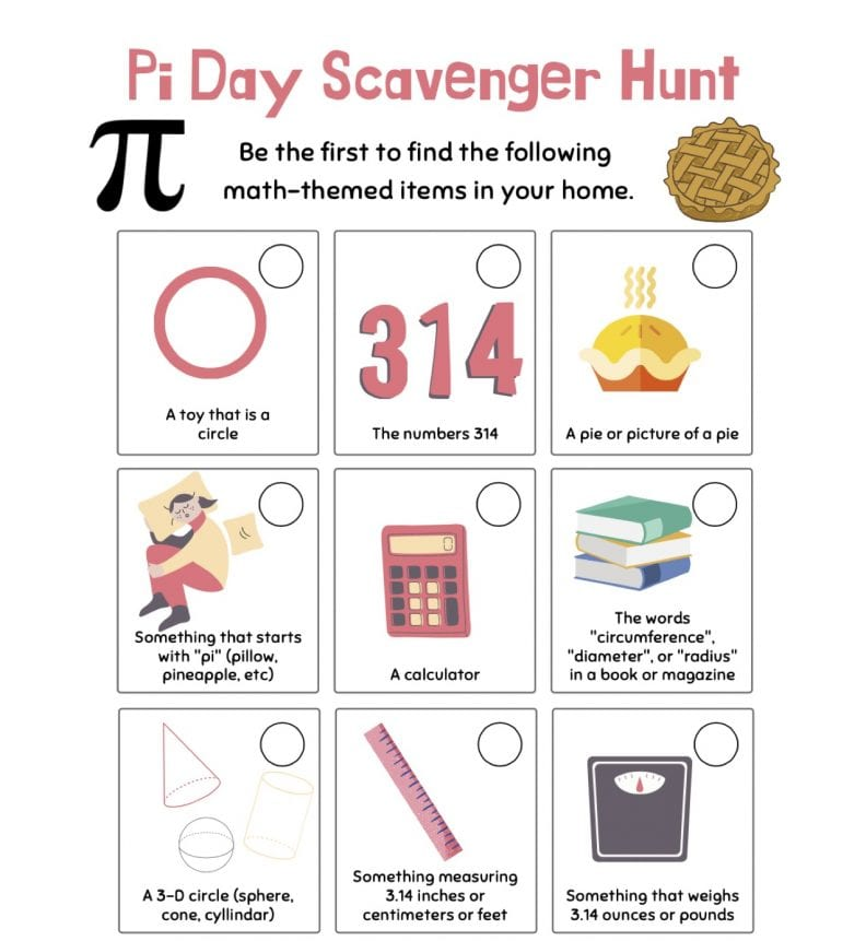 Math Scavenger Hunt