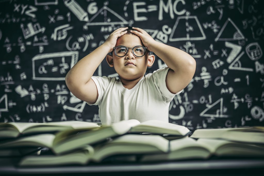 Kid Struggling with Math