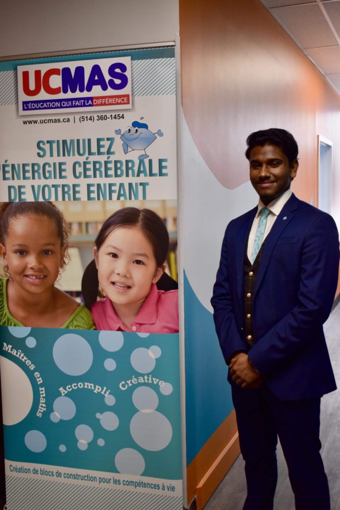 Jonathan Lingaratnam, a former student at UCMAS