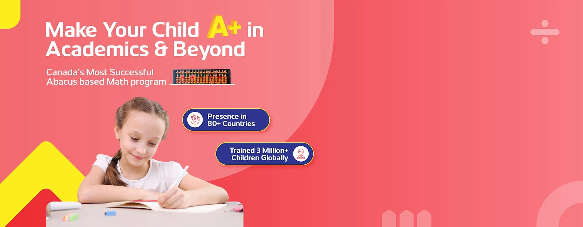 Abacus Math Classes Banner