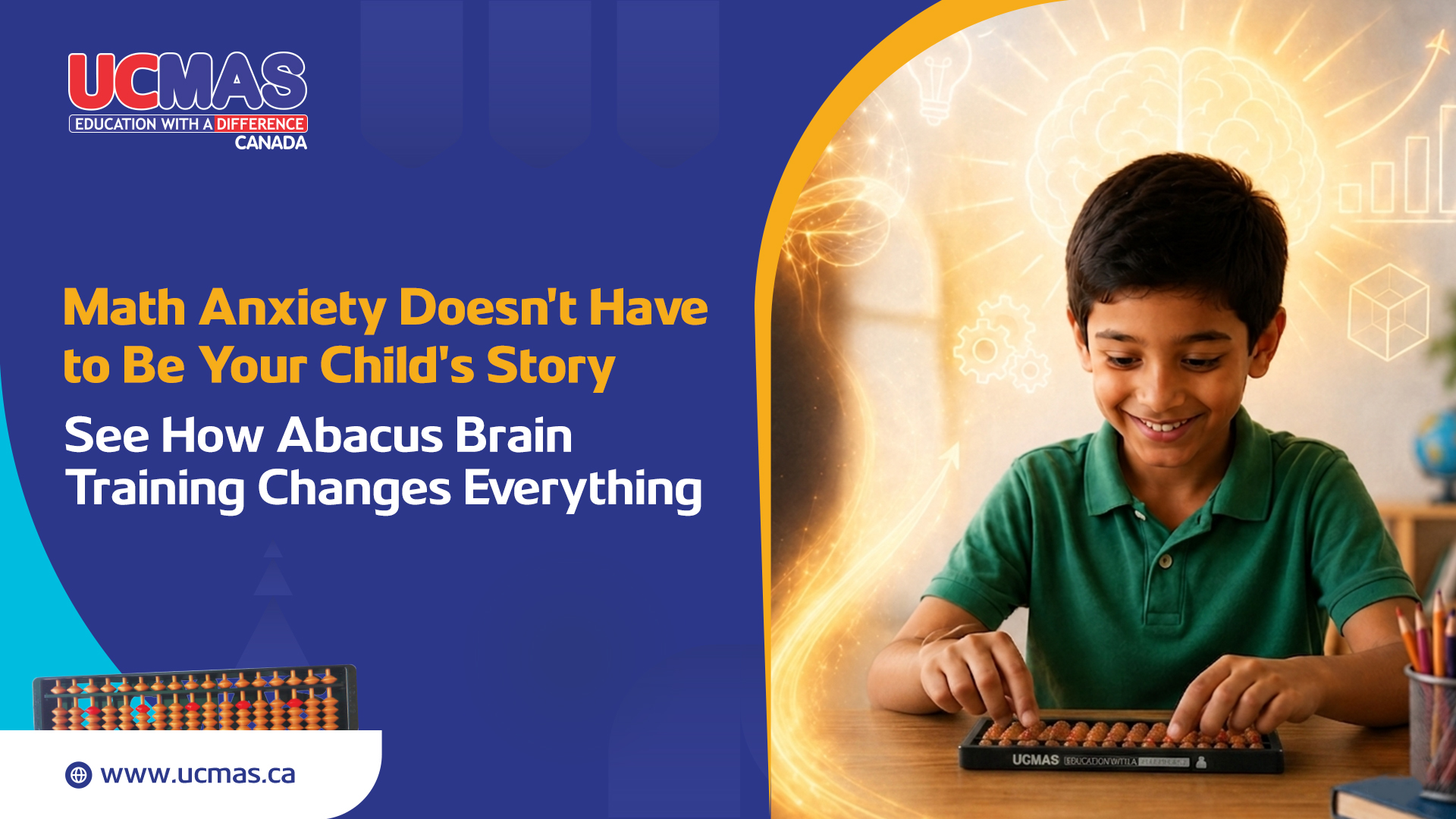Math Anxiety Doesn't Have to Be Your Child's StorySee How Abacus Brain Training Changes Everything